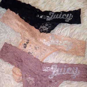 3 pack Juicy Couture Underwear